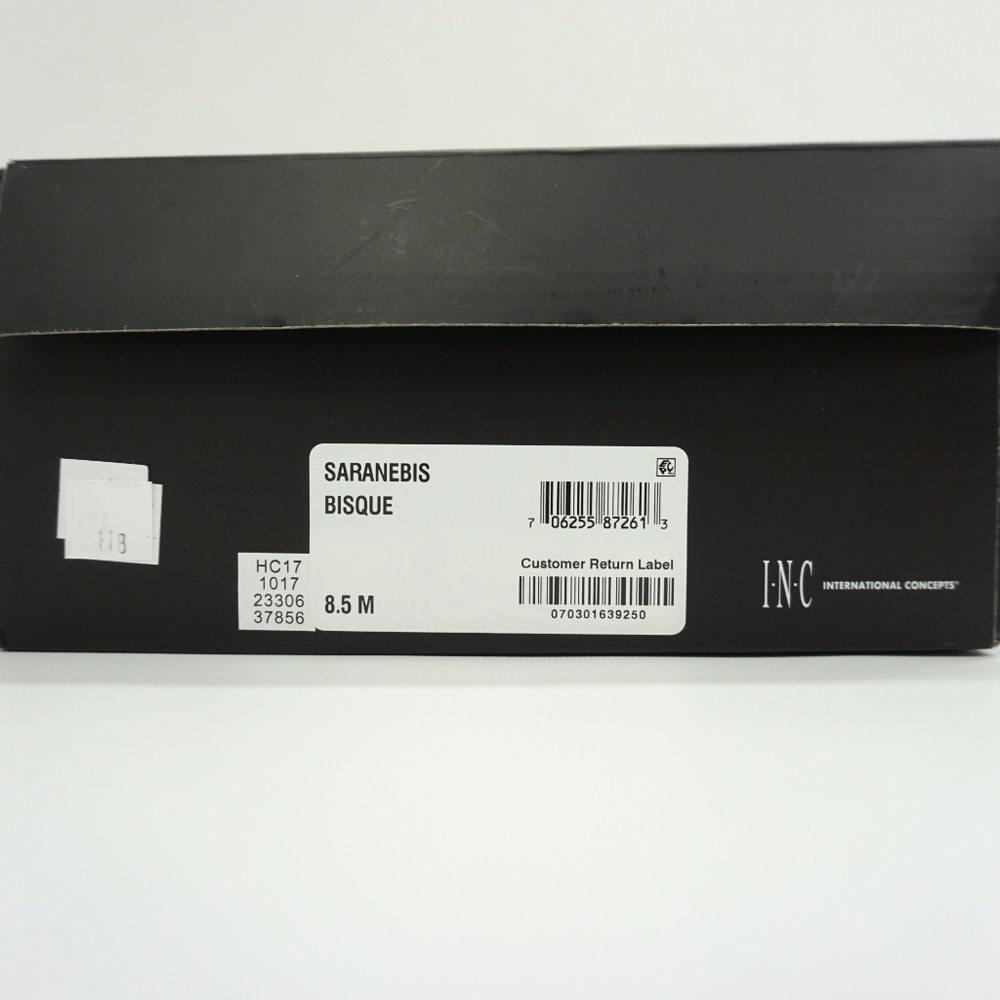 INC Embellished High Heel Evening Sandals Bisque - Picture 8 of 8